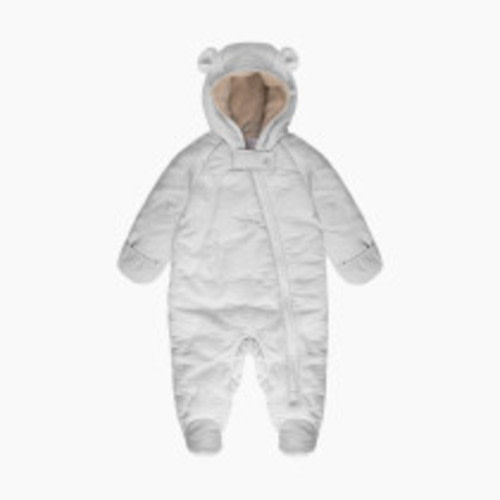 7AM Enfant Airy Snowsuit Bebe - Whisper White, 6-12 M