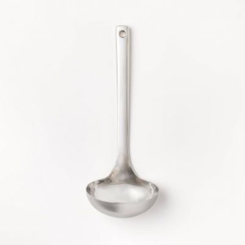 Stainless Steel Ladle Silver - Figmint™: Soup & Gravy Ladle Spoon, Dishwasher-Safe, 11.38" Length, 0.17 Volume Capacity