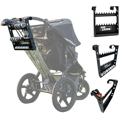 Golf Stroller Attachment - Easy Setup, Universal Fit, Golf Club Holder for Strollers, Introduces Kids to Golf, Encourages Early Golf Skills, Perfect Golf Gift for Parents
