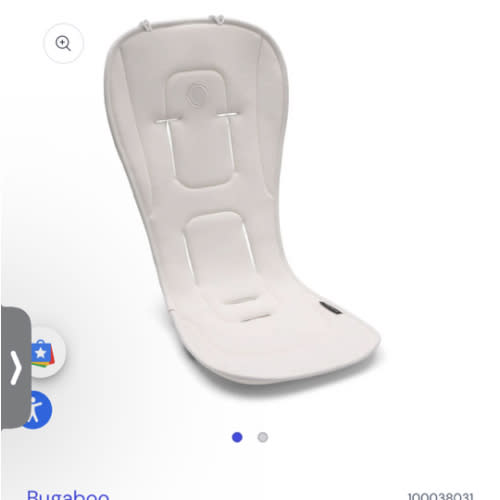 Bugaboo Dual Comfort Seat Liner - Fresh White – Albee Baby