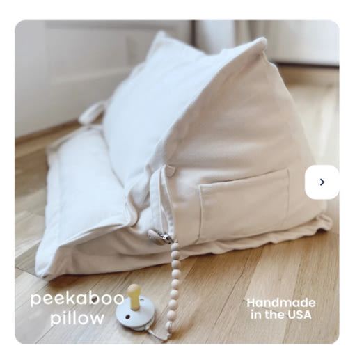 Peekaboo Pillow™ Official Site - Organic Infant Lap Pillow