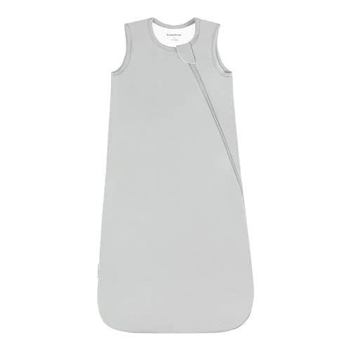 BubblePanda Rayon Made from Bamboo Sleep Sack 6-12 Months 0.5 Tog Soft Lightweight Toddler Sleep Sack for Babies 2-Way Zipper Wearable Blanket Baby 6 Months