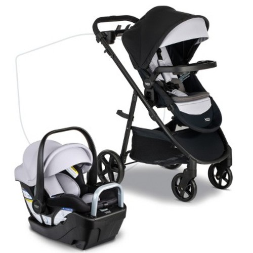 Britax Willow Brook S+ Baby Travel System, Color: Glacier Onyx