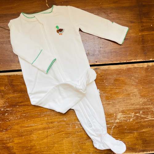 Mallard Embroidered Pip Zip – Sugartown Mercantile