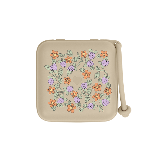 BIBS x LIBERTY Pacifier Box - Strawberries and Cream Vanilla