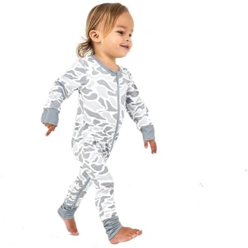 Burlebo Baby Zip Up – Soft Performance Fabric with Fold-Over Cuffs