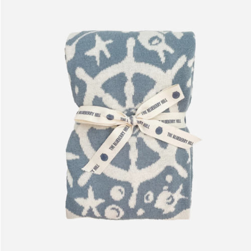Organic Cotton Nautical Blanket