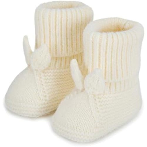 Baby Booties Newborn Babe First Walkers Knit Boots Warm Knit Crib Shoes Crochet Soft Infant Sock for Boy Girl
