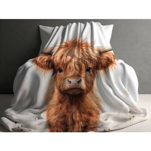 Highland Cow Baby Nursery Blanket Highland Cow Boy Girl - Etsy