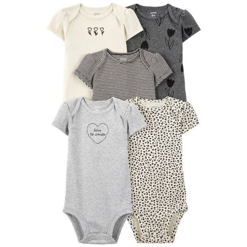 Baby Girl Carter's 5-Pack Floral Bodysuits