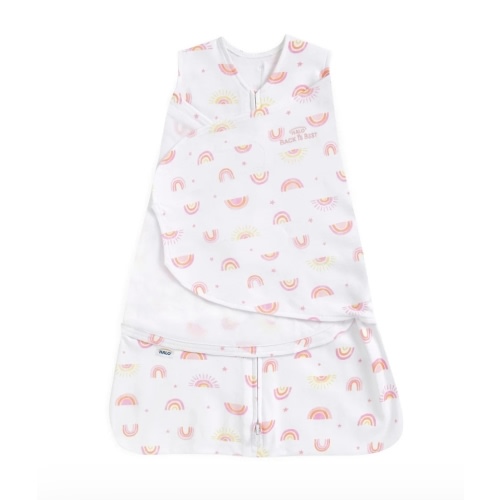 Sunshine Rainbows Cotton Newborn Swaddle | HALO