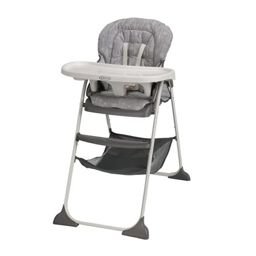 Graco Slim Snacker High Chair, Ultra Compact High Chair, Whisk