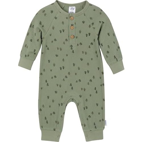 Gerber baby-boys Baby Boys' Henley Romper