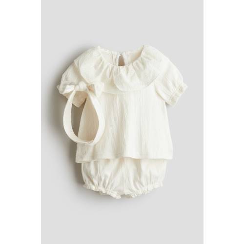 3-PIECE CRINKLED JERSEY SET