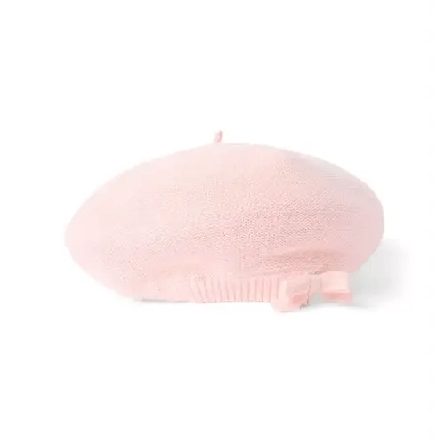 Newborn Pale Pink Baby Sweater Beret by Janie and Jack