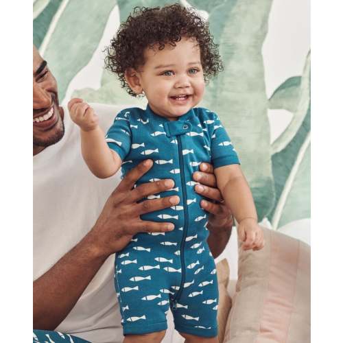 Baby 2-Way Zip Shortie Sleeper | Hanna Andersson