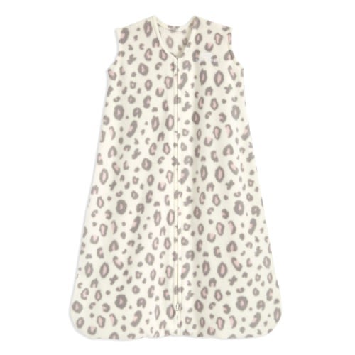 Leopard Pink Micro-Fleece Wearable Baby Blanket | HALO