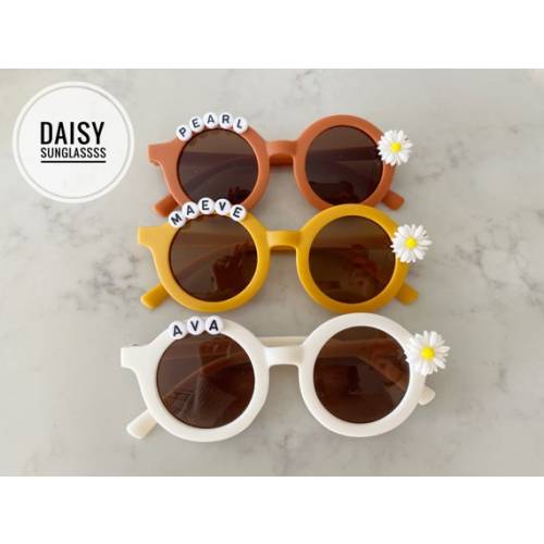 Floral Daisy Marc Jacobs Style Girls Personalized Name