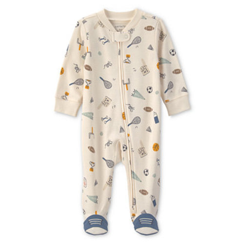 Baby Boy's Sports 2-Way Zip Sleep & Play