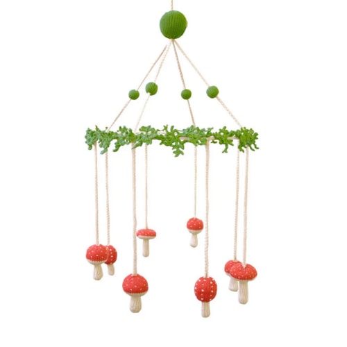 Amanita Mushroom Mobile