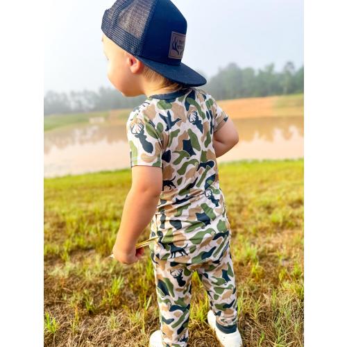 camo / boys clothing / bamboo pajamas / bamboo pj set / boys shirt / boys set / hunting / fishing