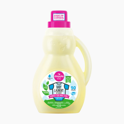 Dapple Baby Laundry Detergent - Pink, Fragrance-Free, 50 Oz