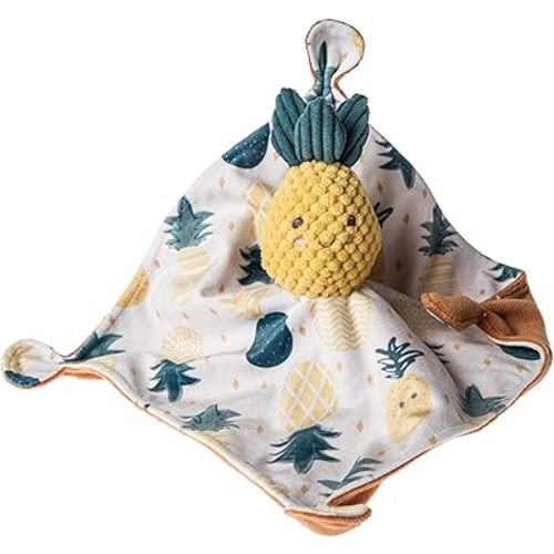 Mary Meyer Soothie Security Blanket, 10 x 10-inches, Sweet Pineapple