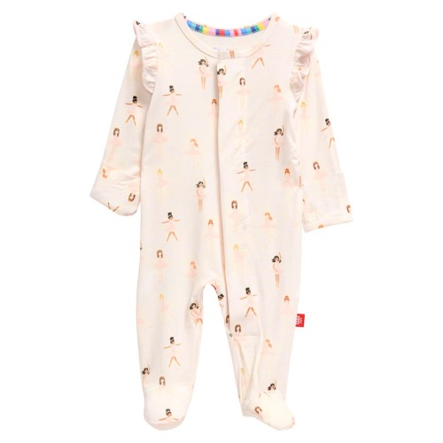 Magnetic Me - Tutu Twirls Magnetic Footie, 3-6 months