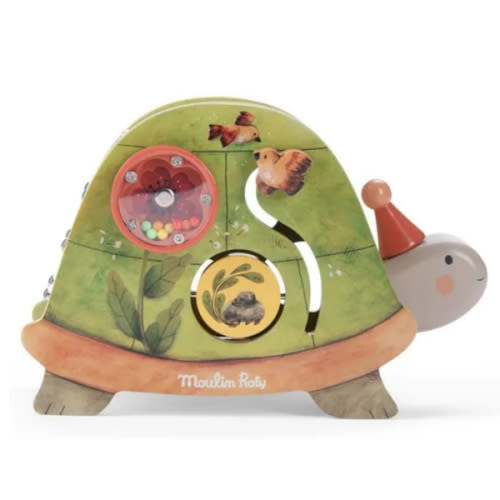 Three Little Rabbits shaped turtle | Green