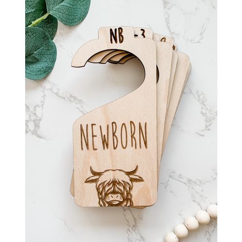 Highland Boy Cow Closet Dividers