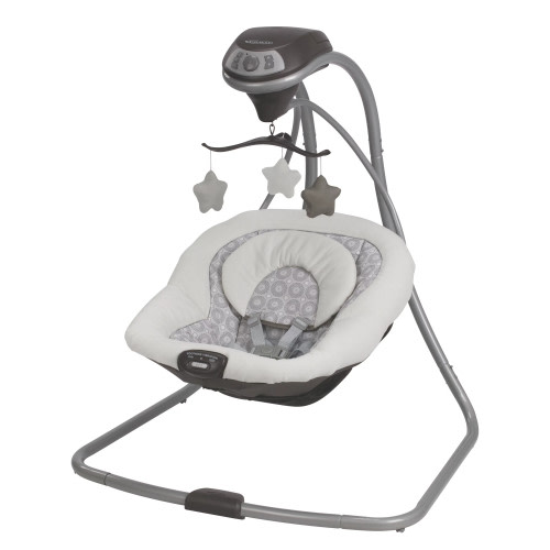 Graco Infant Compact Soothe Swing for Newborns, Abbington