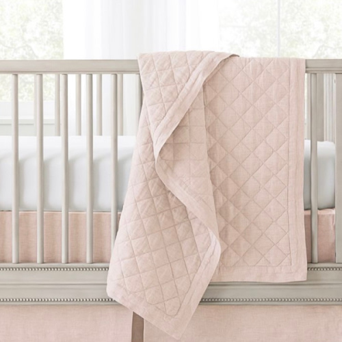 European Linen Baby Quilt | Pottery Barn Kids