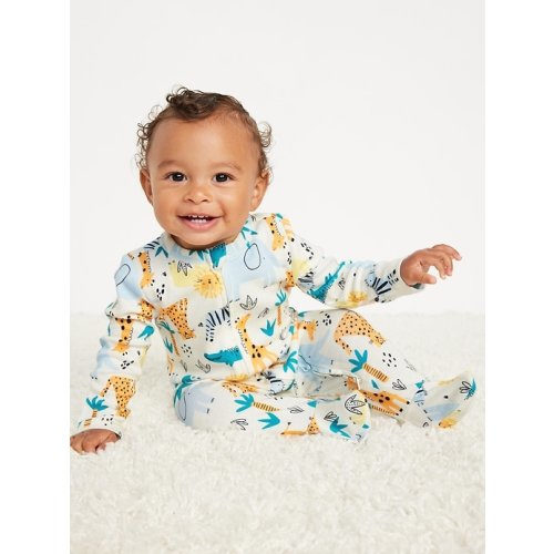 Sleep & Play 2-Way-Zip Footed One-Piece for Baby