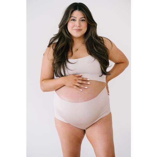 Maternity & Postpartum Support Bloomers -  Champagne