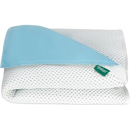 Newton Baby Essential Waterproof Crib Mattress Pad | Ultra-Breathable Layer for Comfort & Universal Fitted Skirt for Secure Fit | Machine Washable | Crib Mattress Protector Pad Waterproof, 1 Pack