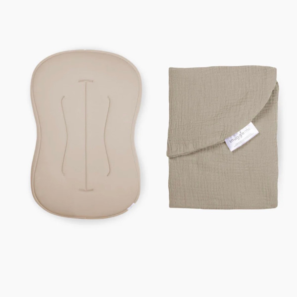 Lounger Curve + Muslin Cover Set | Birch