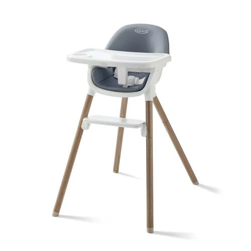 Graco Ready2Dine DLX 4-in-1 High Chair for Baby and Toddler - Pristine, Blue