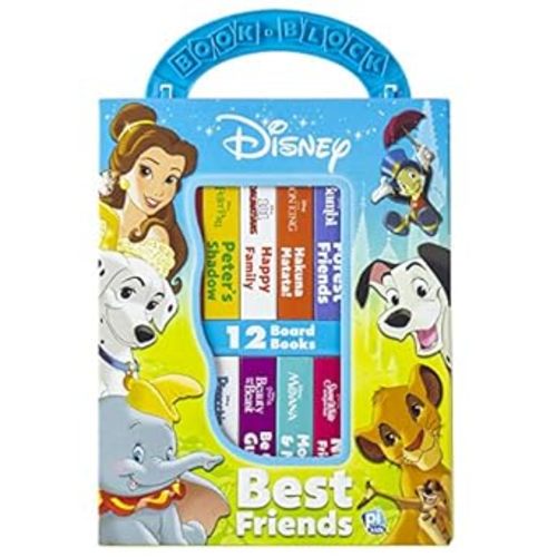 Disney Lion King, Moana, and more! - Best Friends My First Library Board Book Block 12-Book Set - PI Kids: Derek Harmening, Editors of Phoenix International Publications, Editors of Phoenix International Publications, Editors of Phoenix International Publ