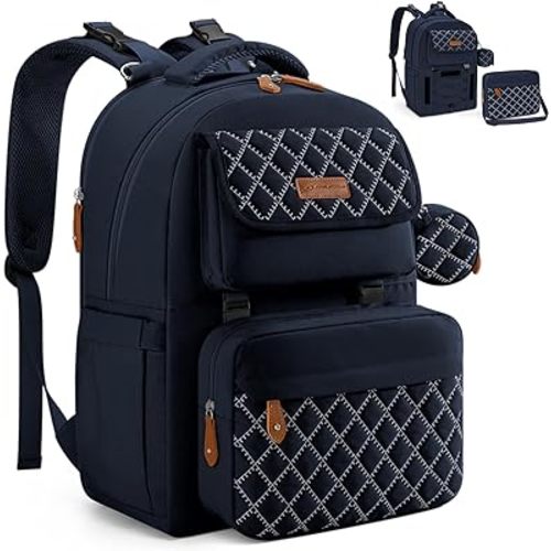 Maelstrom Diaper Bag Backpack - Expandable Large Baby Bag for 2 Kids/Twins Baby Stuff (45L MAX), with Removable Cross Body Bottle Bag for Mom/Dad,Stylish Nappy Bag Gift for Boys/Girl-Navy Blue
