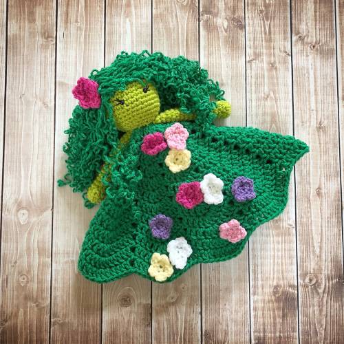 Te Fiti Moana Inspired Lovey/Security Blanket/ Stuffed Toy/ Plush Toy Doll/ Soft Toy Doll/ Amigurumi Doll/ Baby Doll- MADE TO ORDER