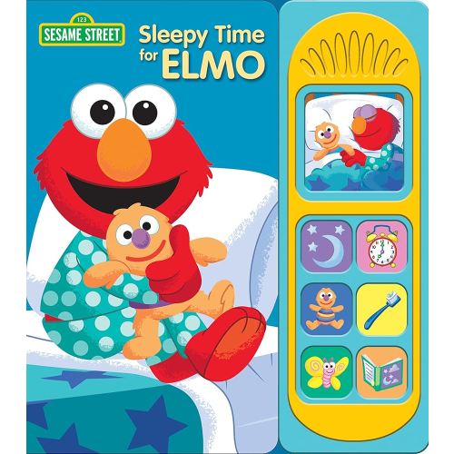 Sesame Street - Sleepy Time for Elmo - Bedtime Sound Book - PI Kids