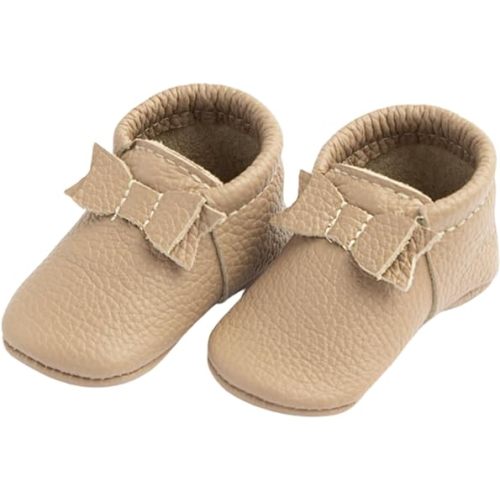 Freshly Picked First Pair City Leather Baby Moccasins - Baby Girl Shoes Baby Boy Shoes - Soft Sole Baby Shoes, Crib Shoes, Barefoot Baby Shoes
