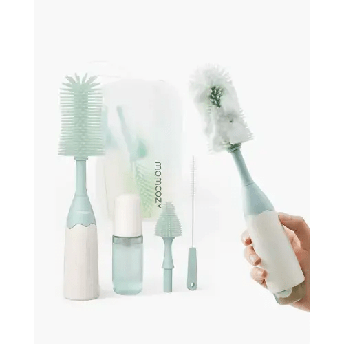 Momcozy Innovative Push-Press Design Bottle Brush Kit