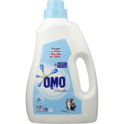 OMO Sensitive Laundry Liquid Front & Top Loader 2L