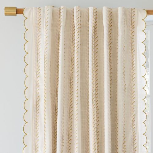 Kids Joseph Altuzarra Vines Stripe Curtain