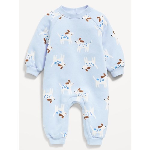 Long-Sleeve Fleece One-Piece Jumpsuit for Baby