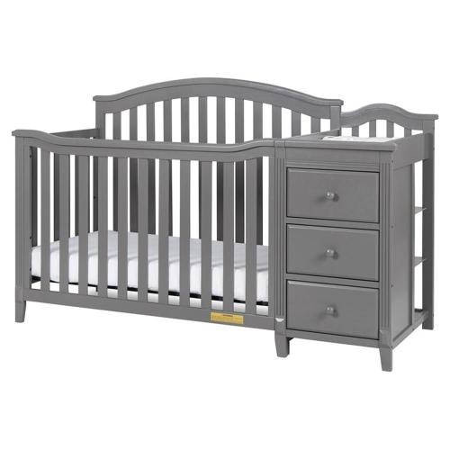 AFG Kali II 4-in-1 Convertible Crib and Changer Gray