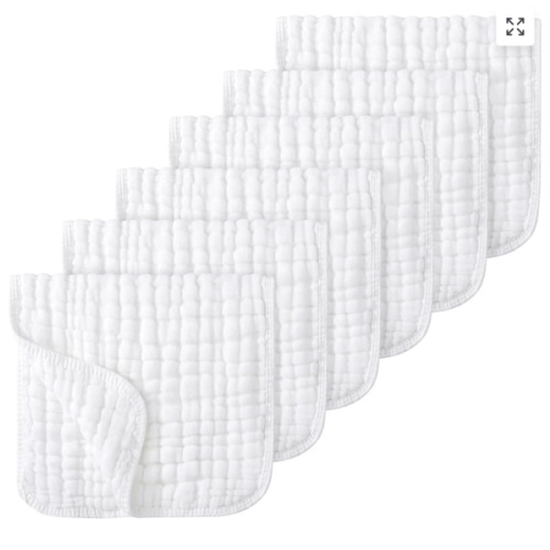 100% Cotton Baby Burping Cloth-6 Pack – sunlovekids
