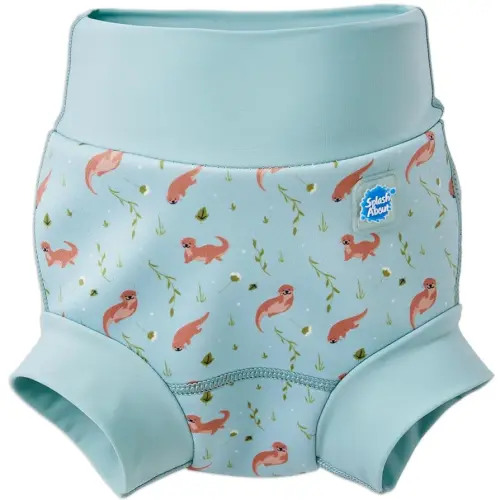 Splash About Happy Nappy Reusable Swim Diaper, Playful Otters, 6-12 Months