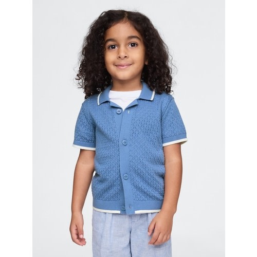 Baby & Toddler Textured Sweater Shirt